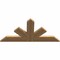 Ekena Millwork Saratoga Timber Gable Bracket, Western Red Cedar, 48"W x 24"H x 1 1/2"D x 5 1/2"F, 12/12 Pitch GBW048X24X0206SAR00SWR - alternate 3